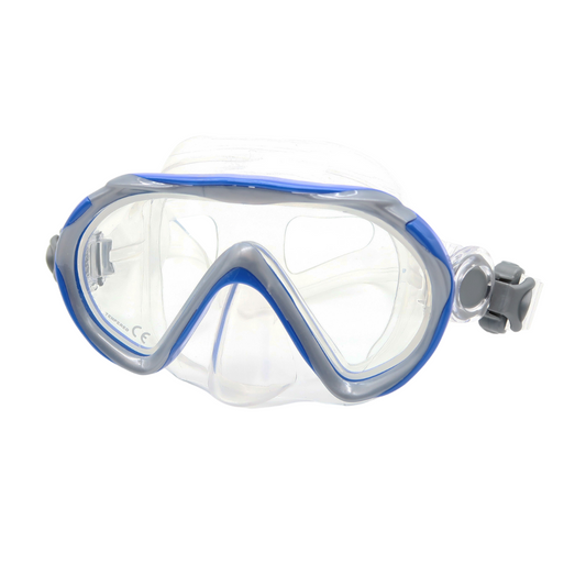 MASK SEPARATES SEAHORSE Youth 6+ Mask BLUE SILVER CLEAR GUARDIAN WATER SPORTS Snorkeling, Scuba Diving, Swimming, Professional Gear, Marine Grade. Ocean, Sea