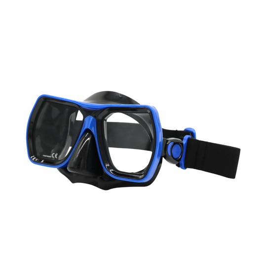 MASK SEPARATES MONTEREY Adult Mask V22 BLUE CLEAR GUARDIAN WATER SPORTS Snorkeling, Scuba Diving, Swimming, Professional Gear, Marine Grade. Ocean, Sea