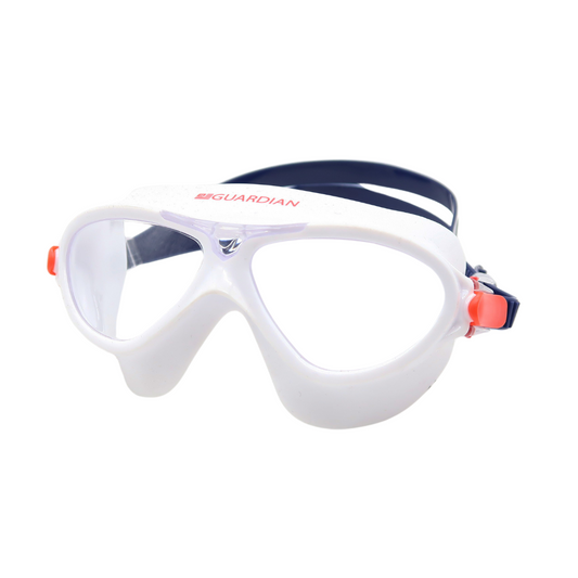 Swim Masks APOLLO JR Swim Mask USA USA WHITE CLEAR GUARDIAN WATER SPORTS Snorkeling, Scuba Diving, Swimming, Professional Gear, Marine Grade. Ocean, Sea