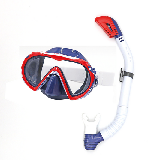 Combos PERDIDO Adult Combo USA USA CLEAR GUARDIAN WATER SPORTS Snorkeling, Scuba Diving, Swimming, Professional Gear, Marine Grade. Ocean, Sea