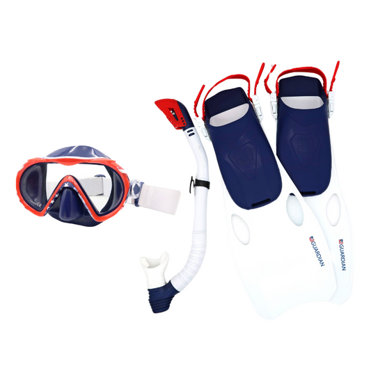 Sets PERDIDO ADULT SET USA GUARDIAN WATER SPORTS Snorkeling, Scuba Diving, Swimming, Professional Gear, Marine Grade. Ocean, Sea