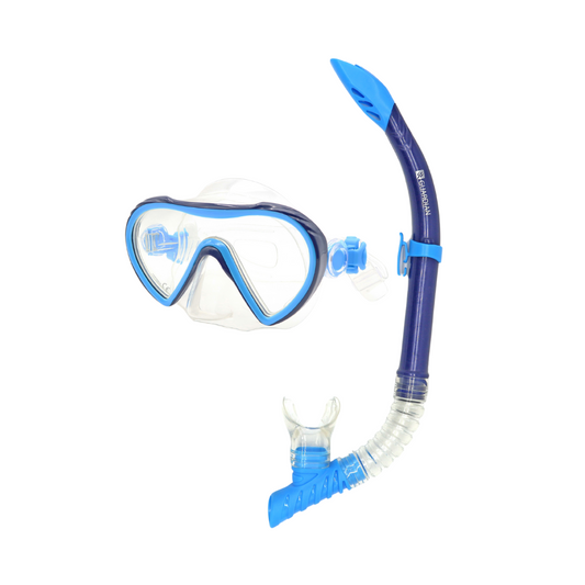 Combos MAVERICK Adult Semi Dry Combo BLUE CLEAR GUARDIAN WATER SPORTS Snorkeling, Scuba Diving, Swimming, Professional Gear, Marine Grade. Ocean, Sea