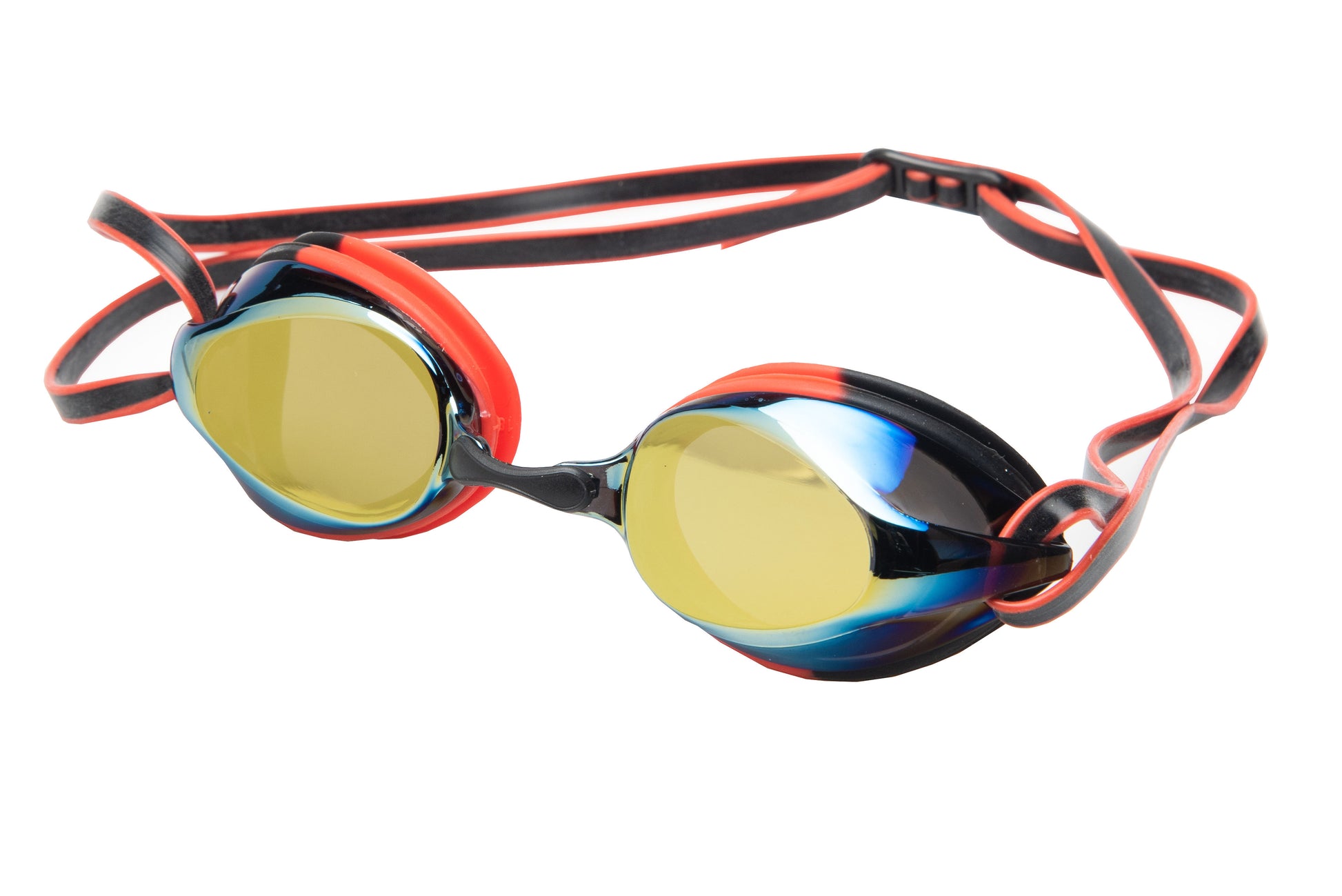 Adult Swim Googles - Siren Adult Goggle Mirrored Lens Red Black - Guardian Water Sports 260