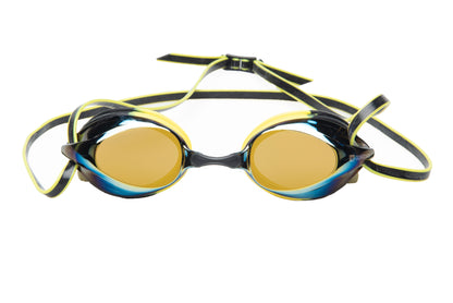 Adult Swim Googles - Siren Adult Goggle Mirrored Lens Yellow Black - Guardian Water Sports 257