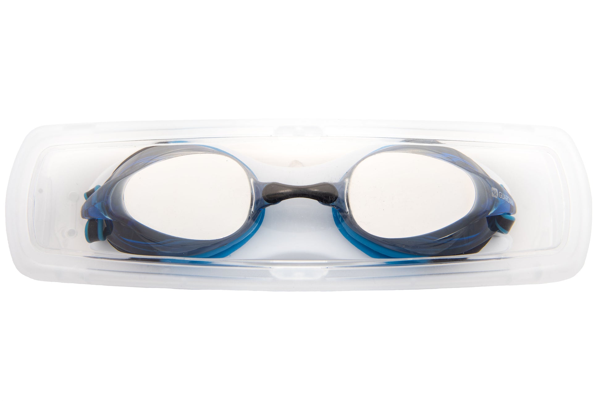 Adult Swim Googles - Siren Adult Goggle Mirrored Lens Blue Black - Guardian Water Sports 255